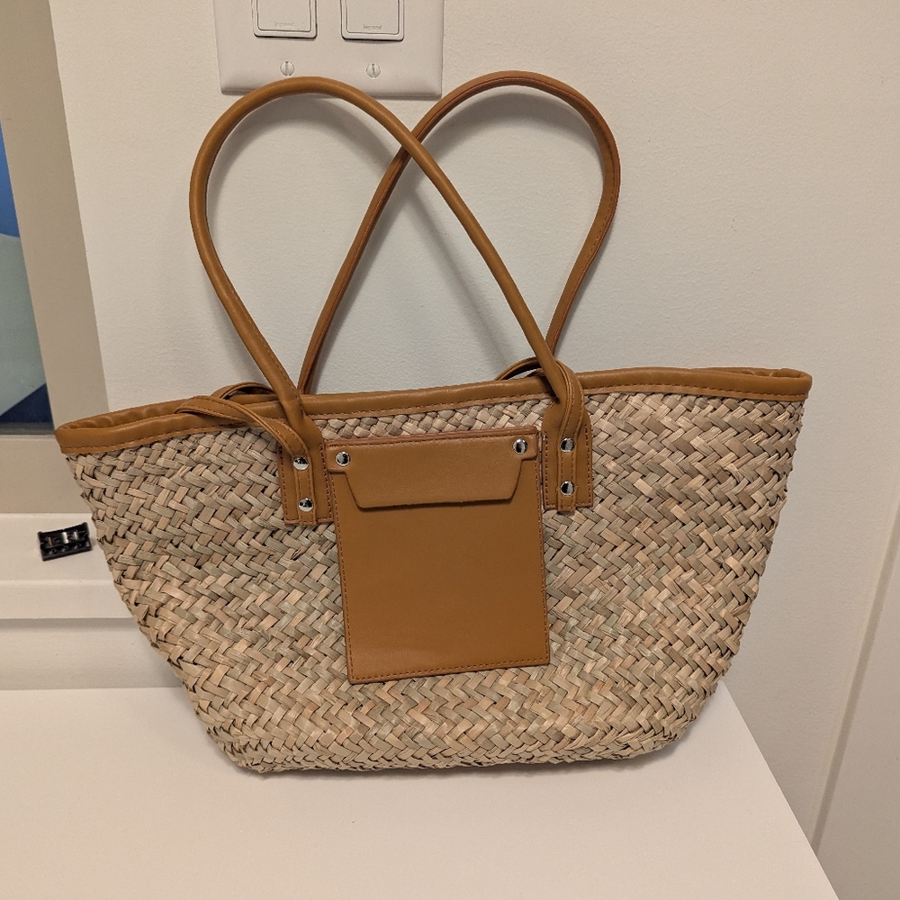 Stylish Tan and Brown Women's Tote Bag